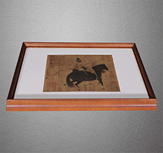 钢城书画装裱配框服务案例