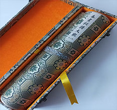 钢城书画装裱案例